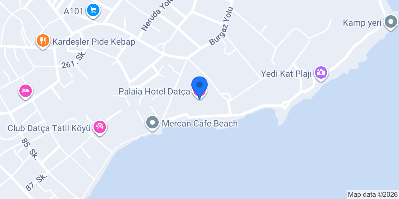Palaia Hotel Datça konumu