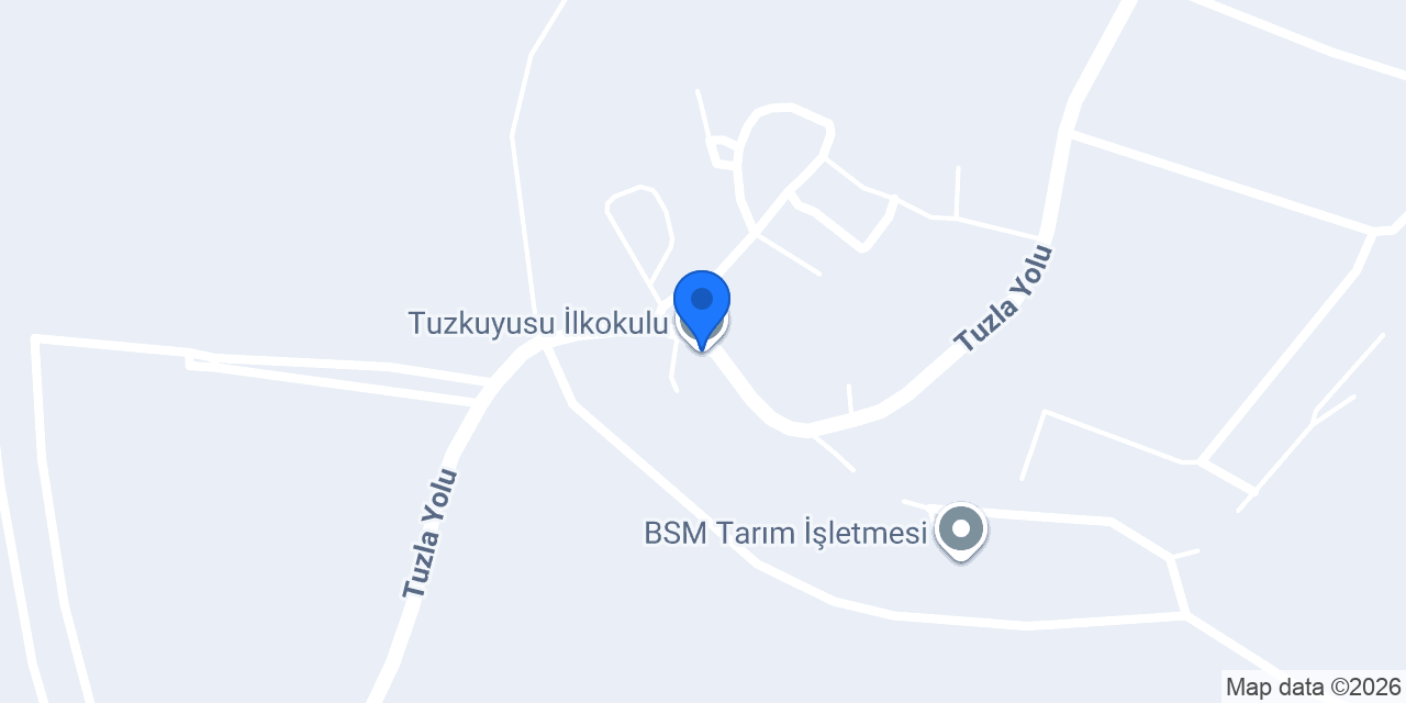 Tuzkuyusu İlkokulu konumu