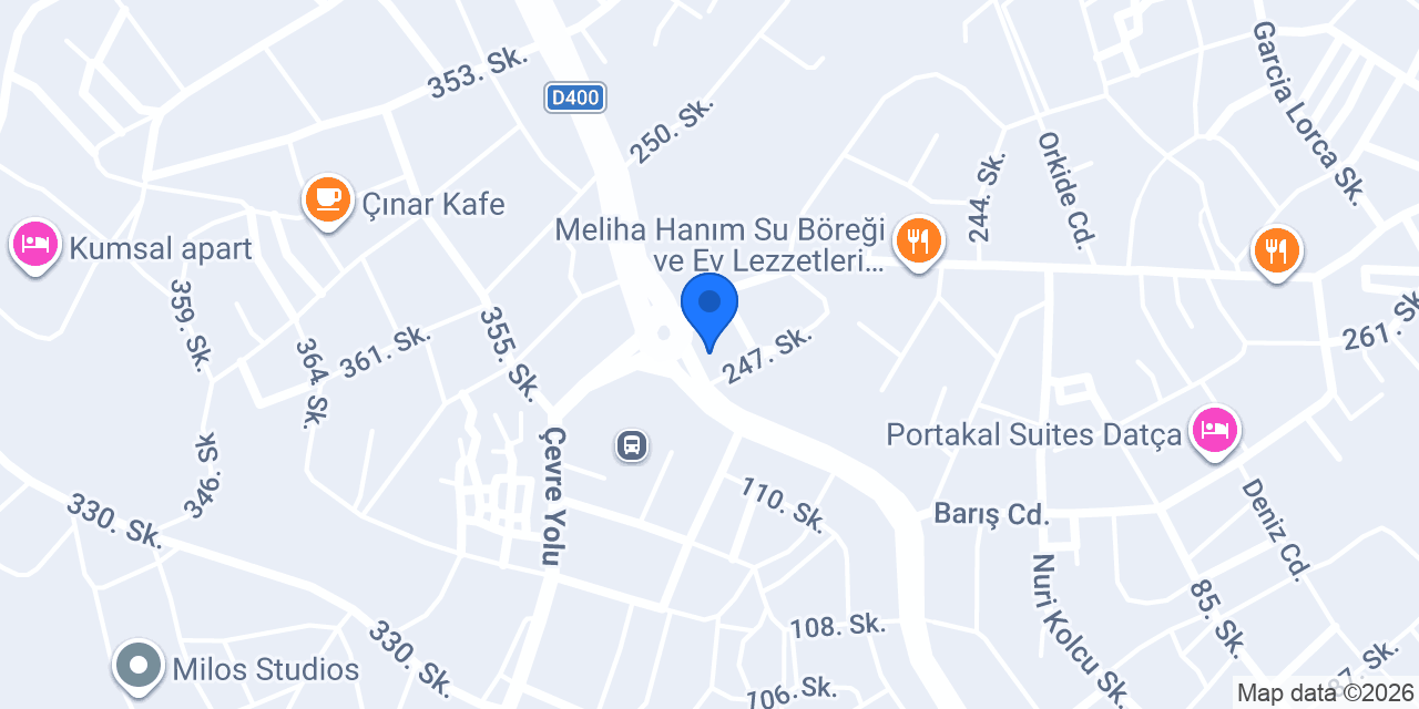 Merkez Datça Macrokiosk konumu