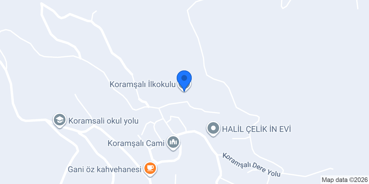 Koramşalı İlkokulu konumu