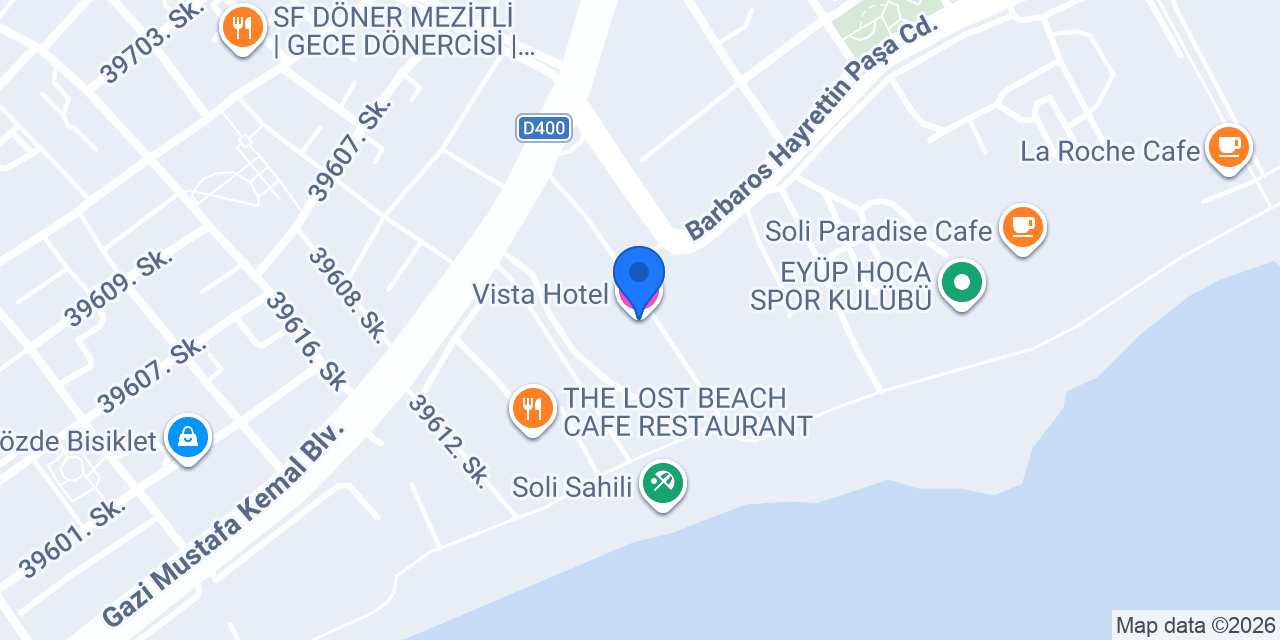 Vista Hotel konumu