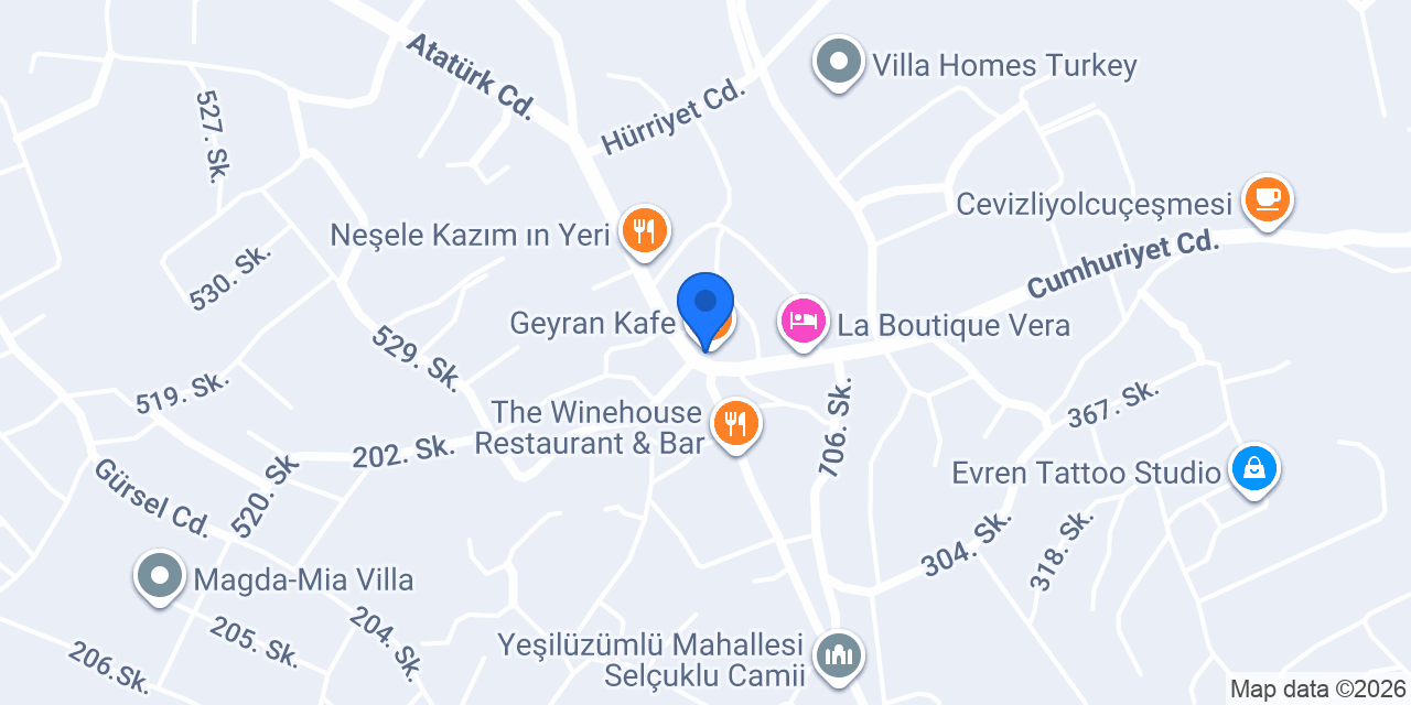 Geyran Kafe konumu
