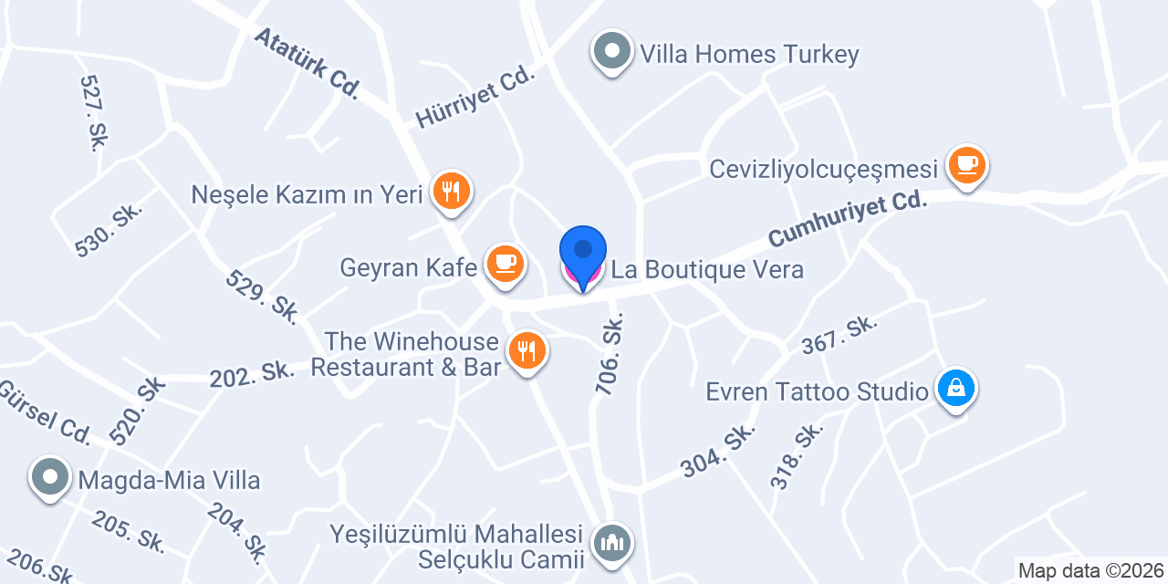 La Boutique Vera konumu
