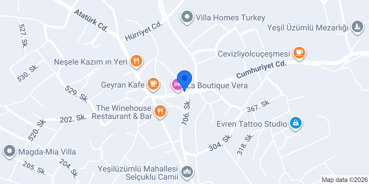 Kirazevi Cafe&Desing Store konumu