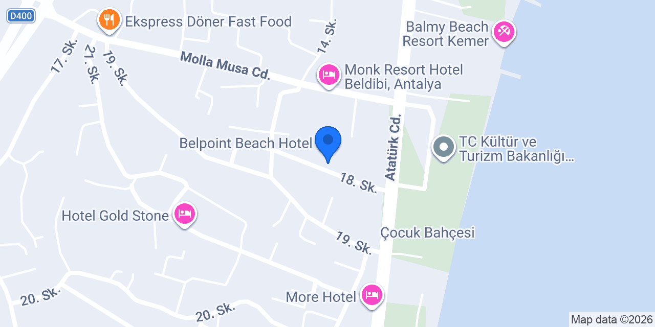 Ruza Beach Hotel konumu
