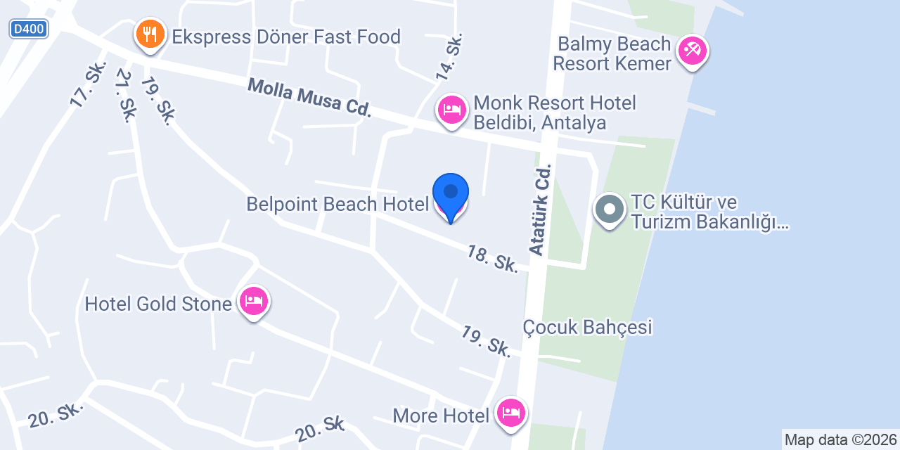 Belpoint Beach Hotel konumu