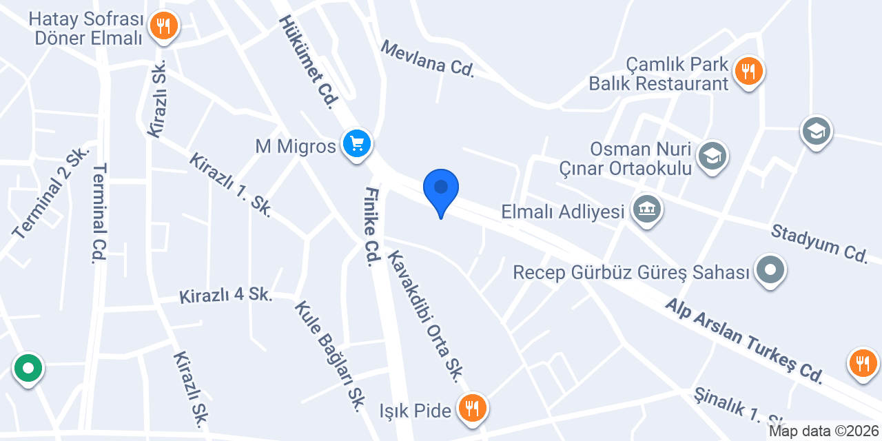 SERVET AVCI HAİR STUDİO konumu