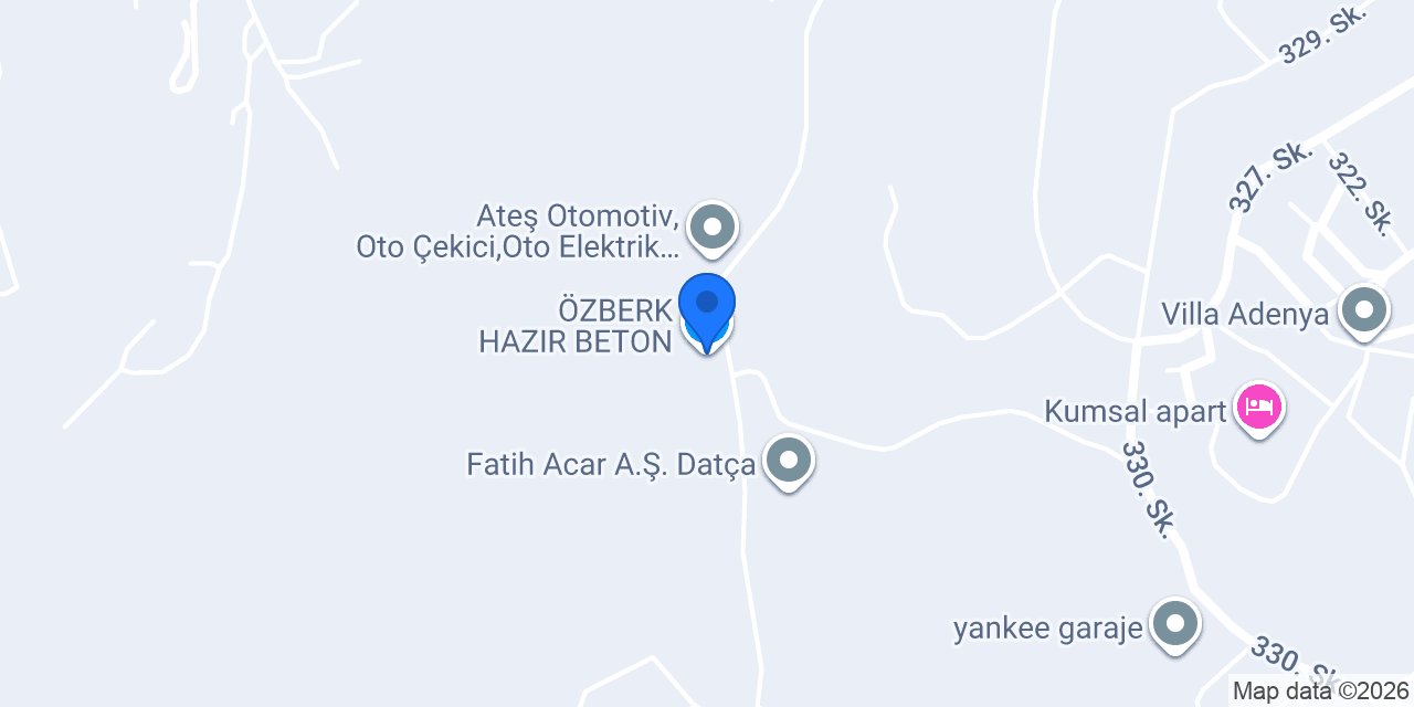 ÖZBERK HAZIR BETON konumu