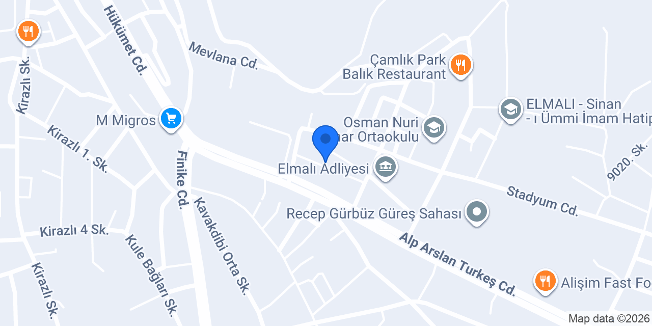 Ayşe Baldıroğlu Make Up Studio&Bayan Kuaförü konumu