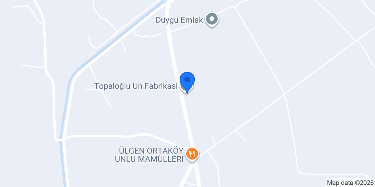 Topaloğlu Un Fabrikasi konumu