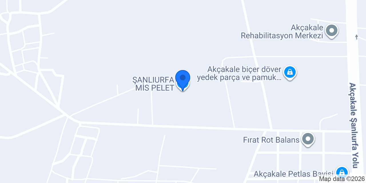 ŞANLIURFA MİS PELET konumu