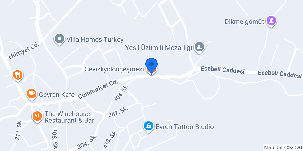Cevizliyolcuçeşmesi konumu