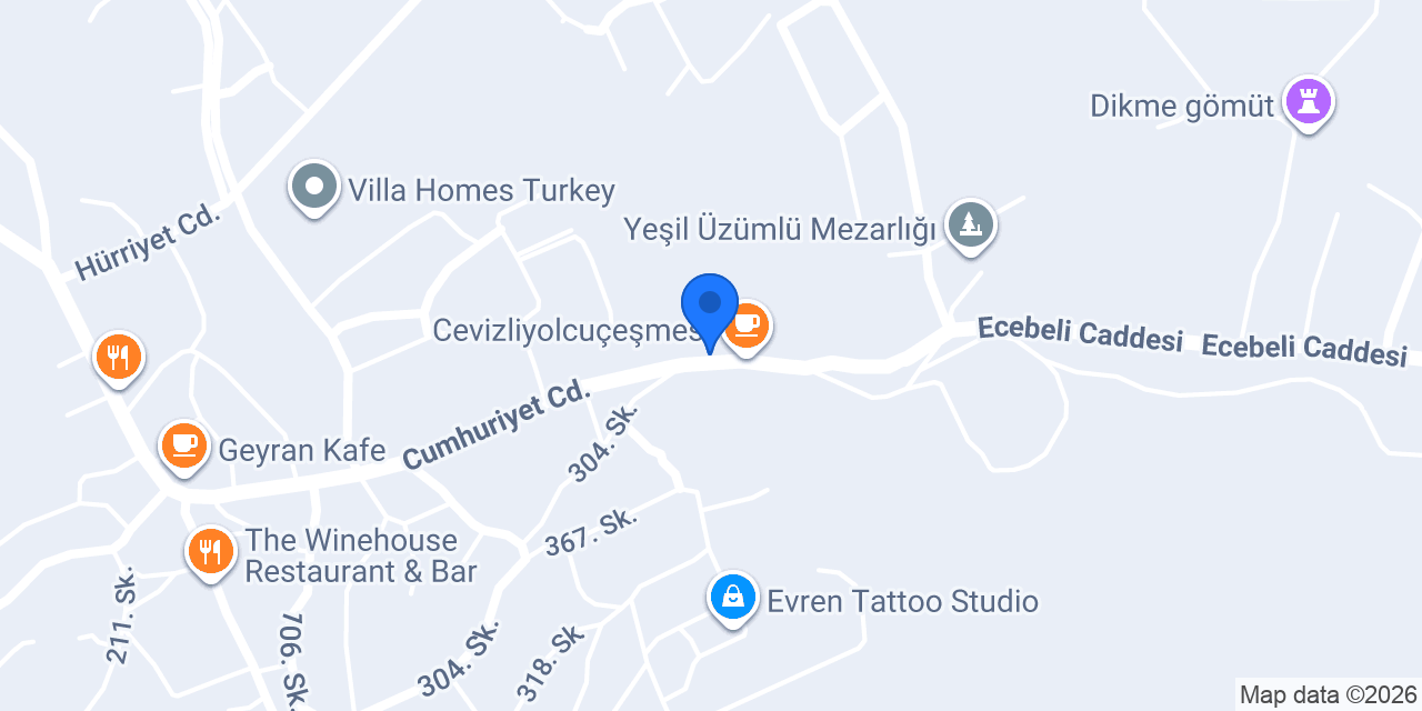 Qi Seramik Atölyesi konumu