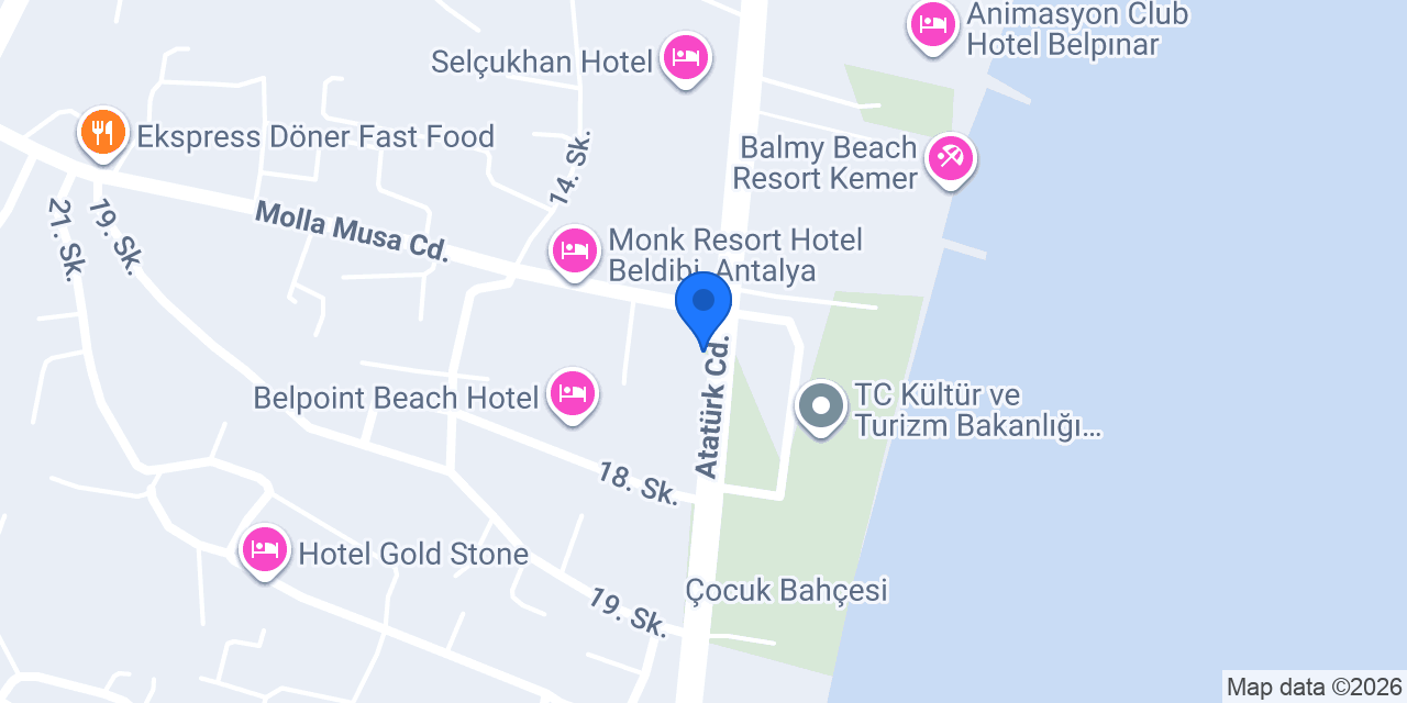 BELDİBİ ECZANESİ АПТЕКА PHARMACY konumu
