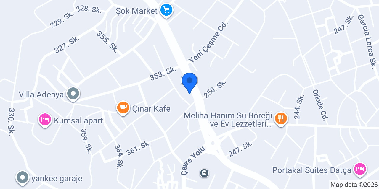 Onur Transfer | Dalaman Datça Shuttle & VIP Transfer konumu