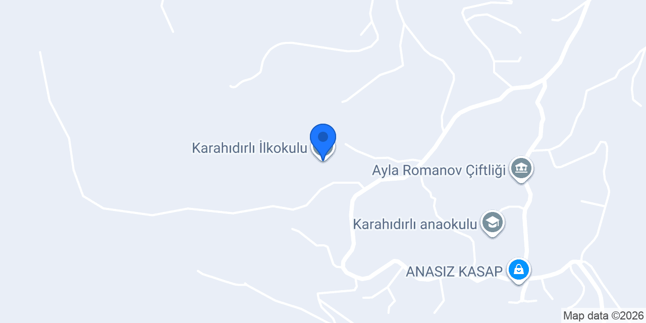 Karahıdırlı İlkokulu konumu