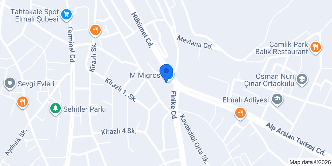 M Migros konumu