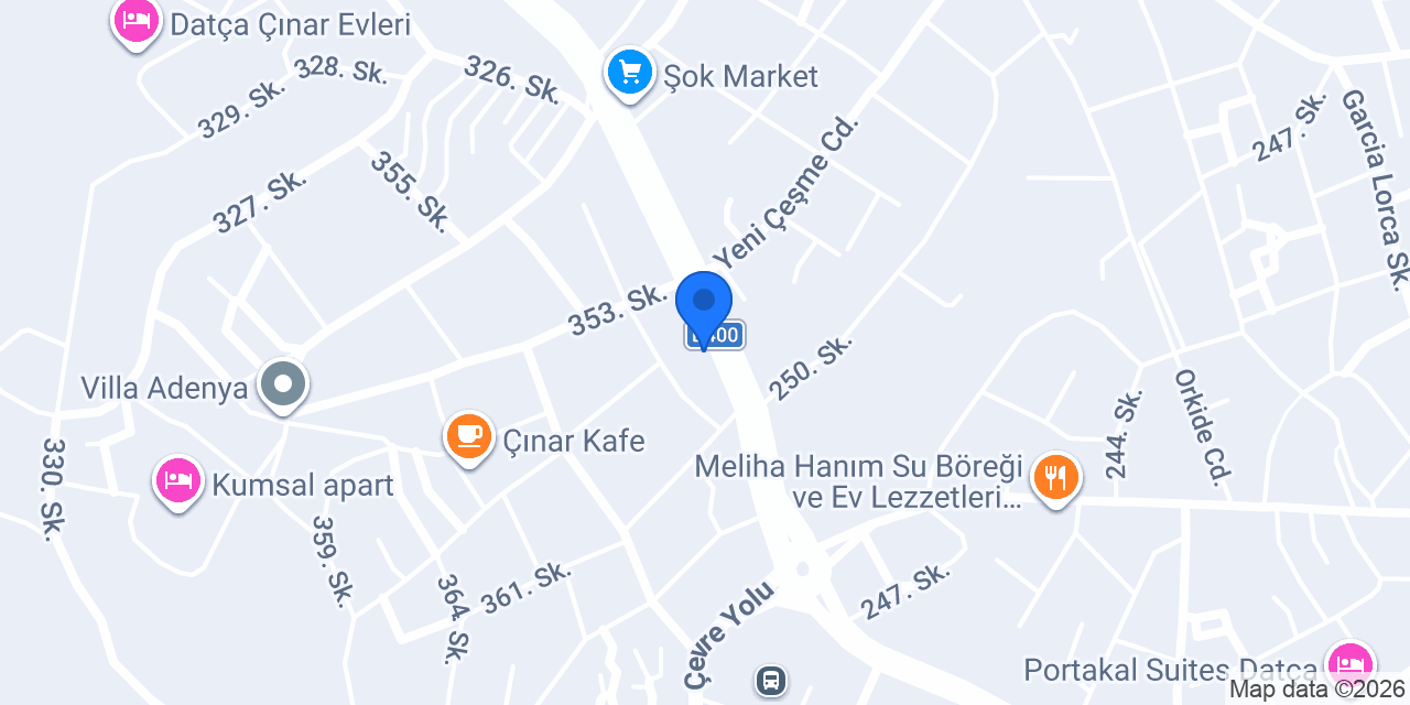 Datça Akropol İnşaat Emlak konumu