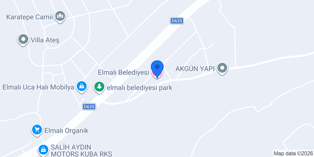 Elmalı Belediyesi konumu