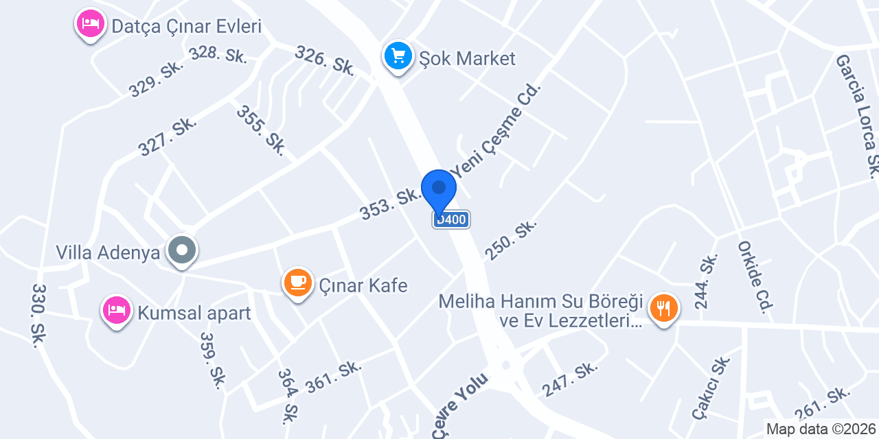 Domino's Pizza Datca konumu