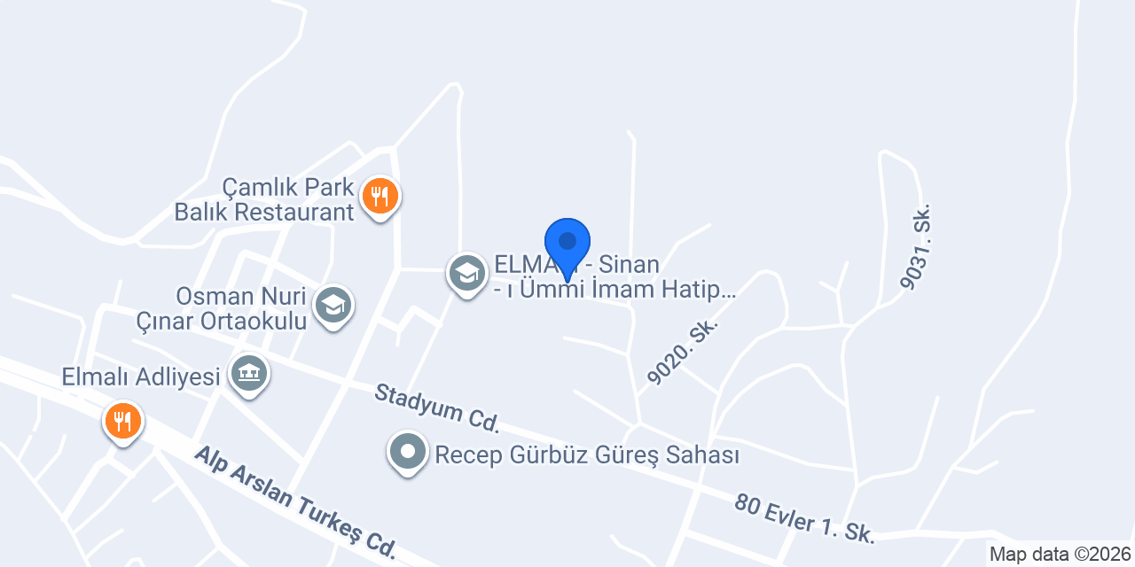 Elmalı Anadolu İmam Hatip Lisesi konumu