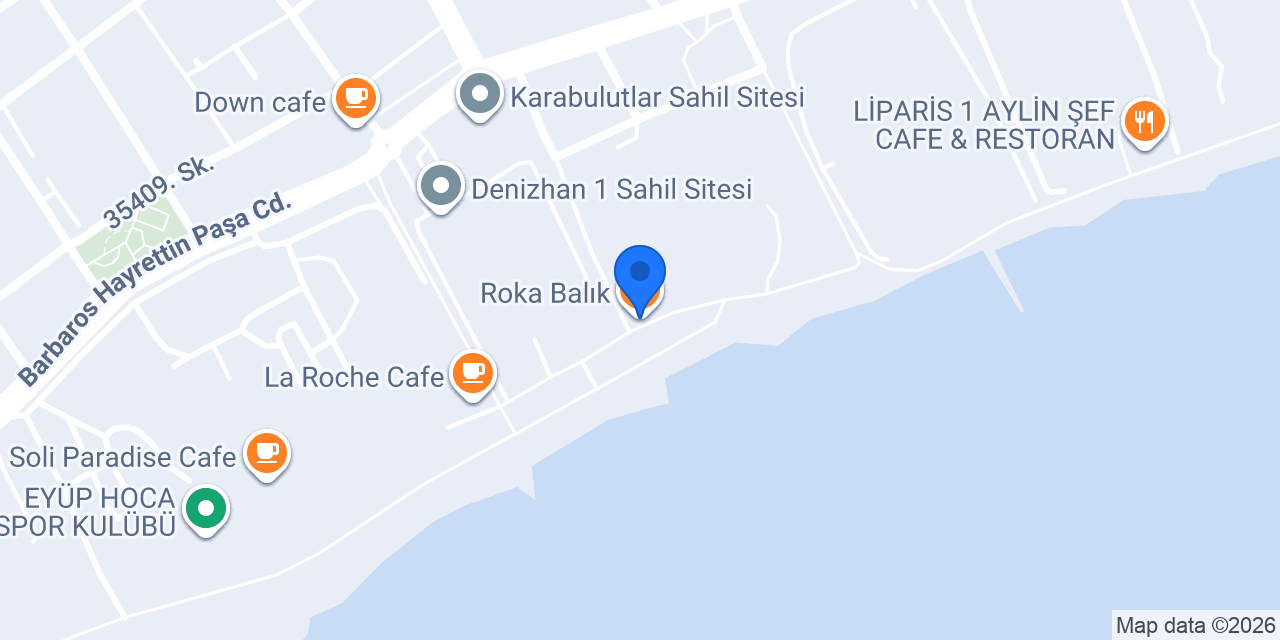Roka Balık konumu