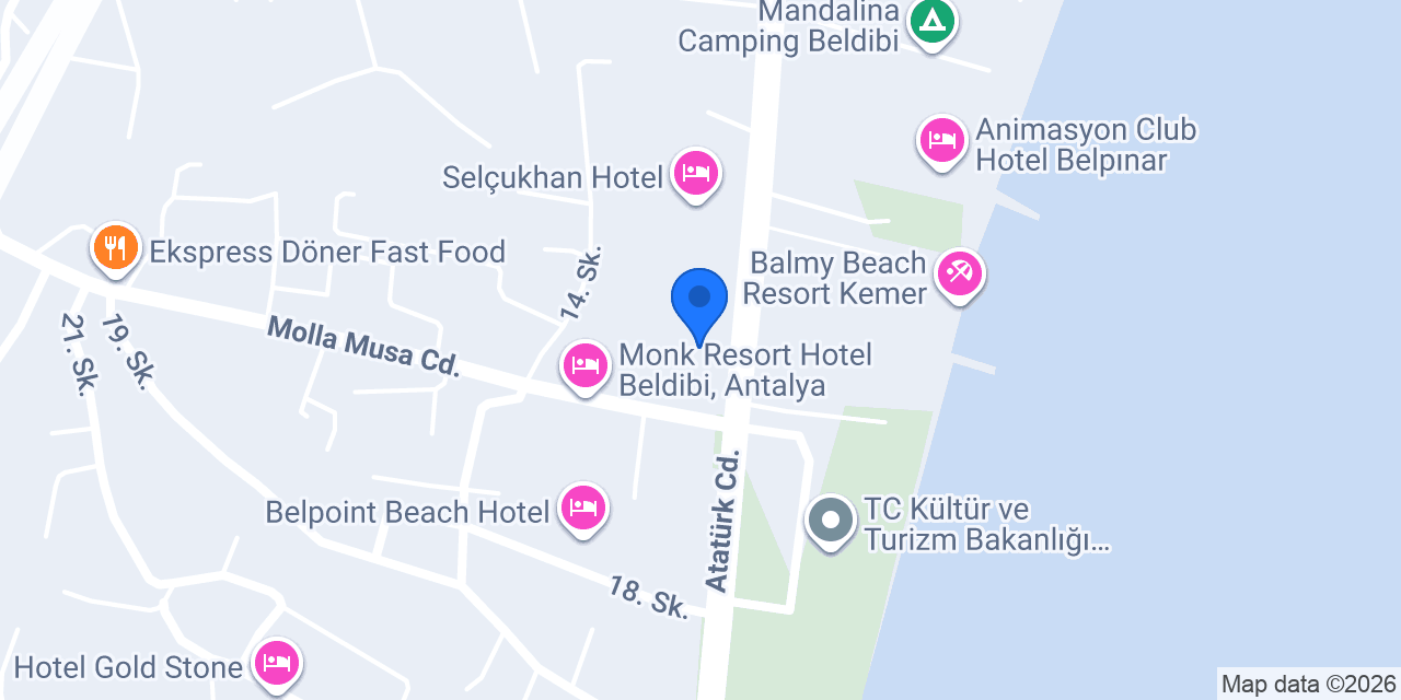 Rios Latte Beach Hotel konumu