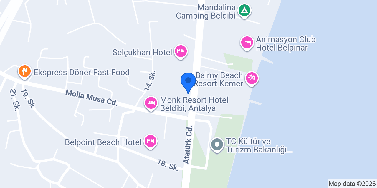 Marinez Hotel konumu