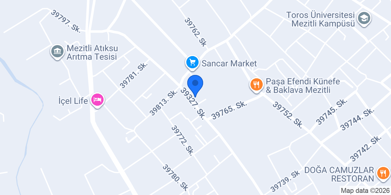 MERSİN MEF YAPI MARKET konumu