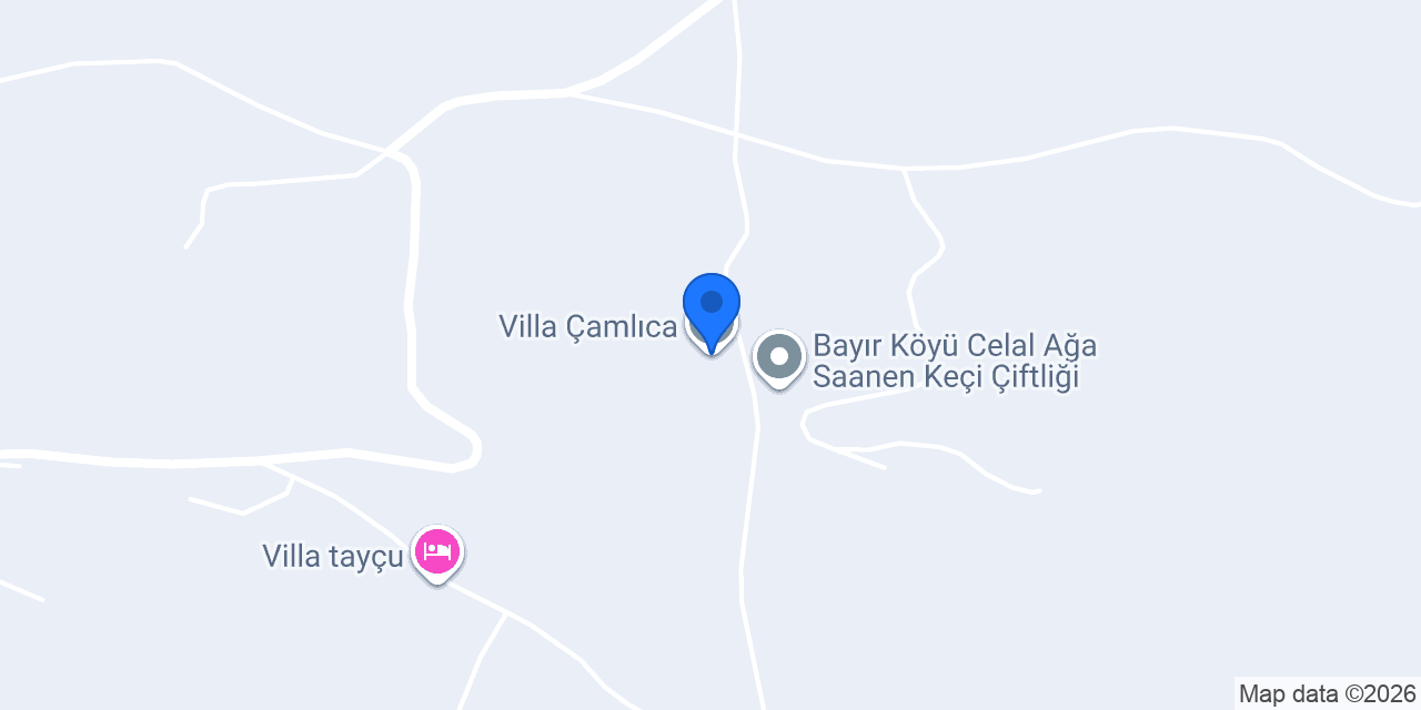 Villa Çamlıca konumu
