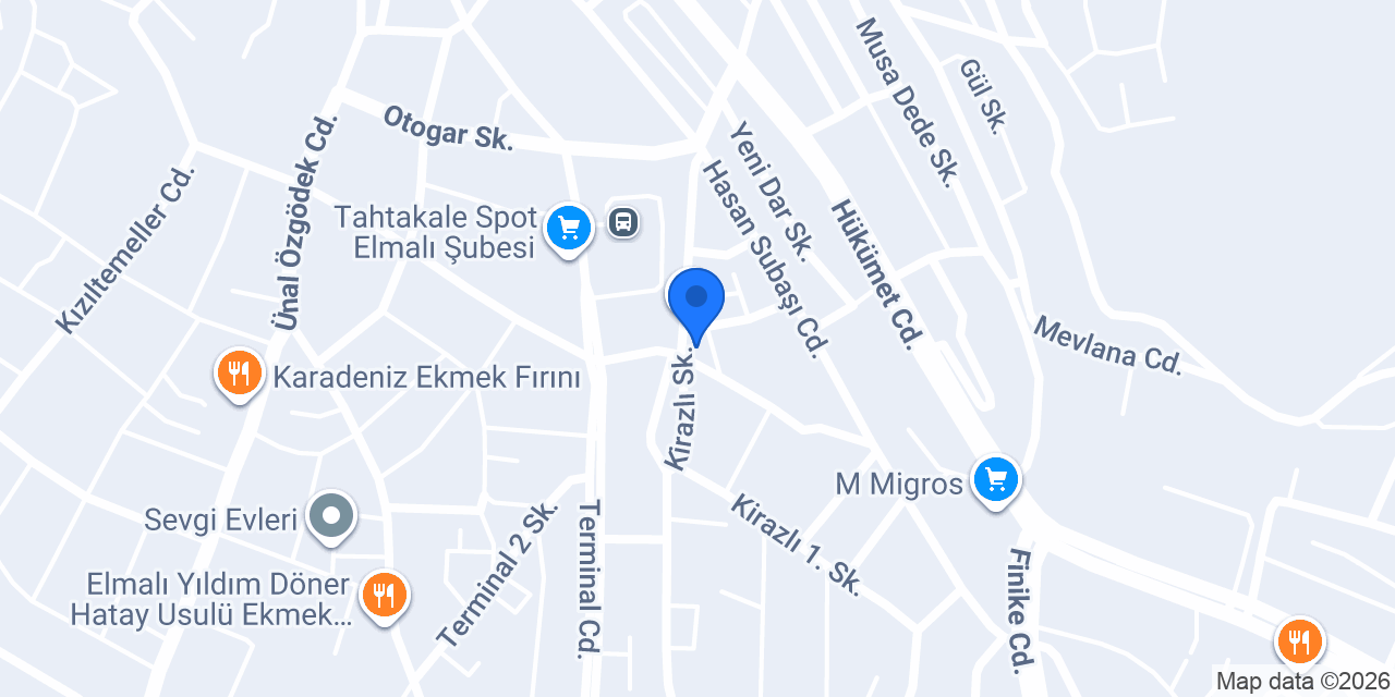 Can Oto Lastik konumu
