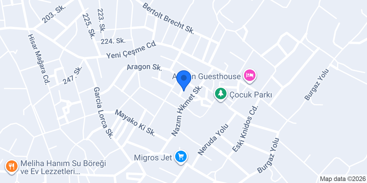 Özbel Cafe & Aile Çaybahçesi konumu