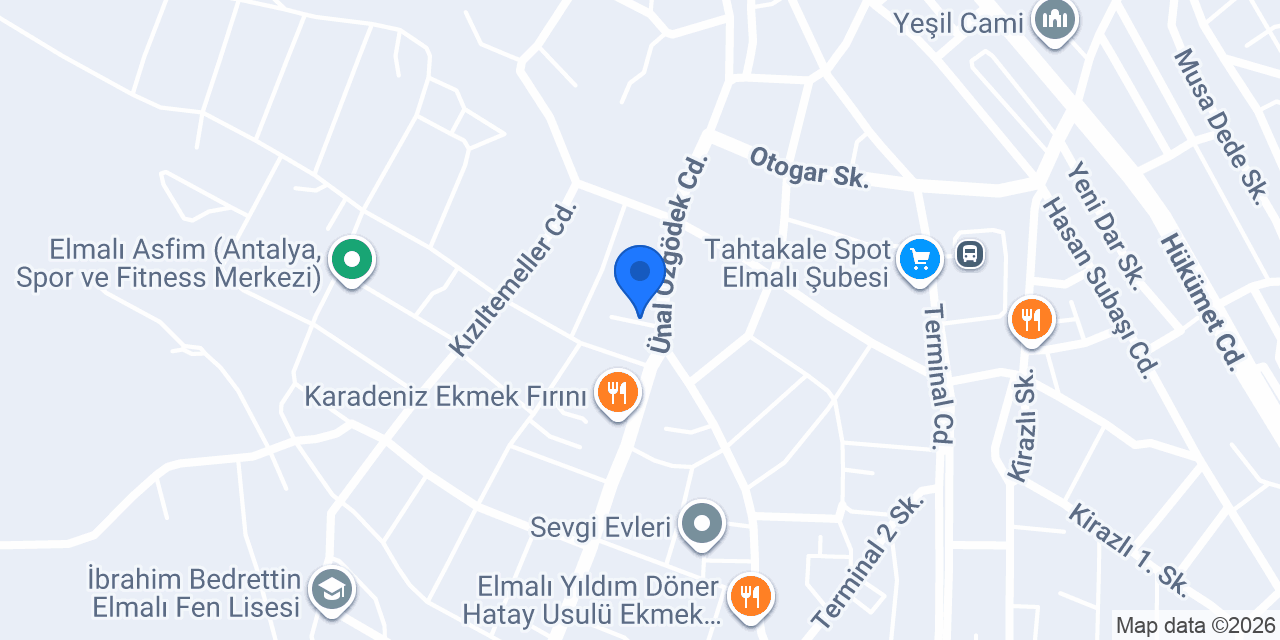ELMALI LİKYA TARIM konumu