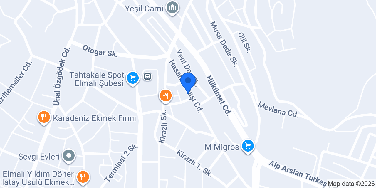 Elmalı Esen Emlak konumu