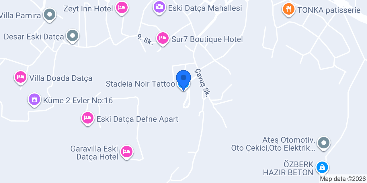 Stadeia Noir Tattoo konumu