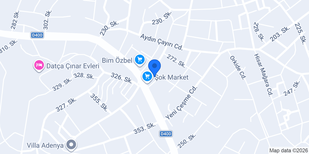 Datça Sırma Saka Su konumu