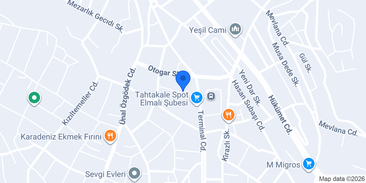 Yeşim Ev Tekstili konumu
