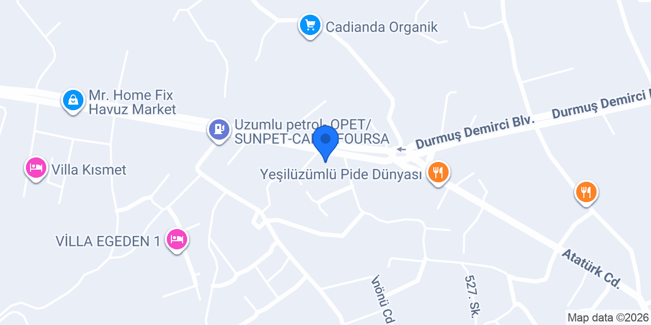 Park Alya Restaurant üzümlü konumu