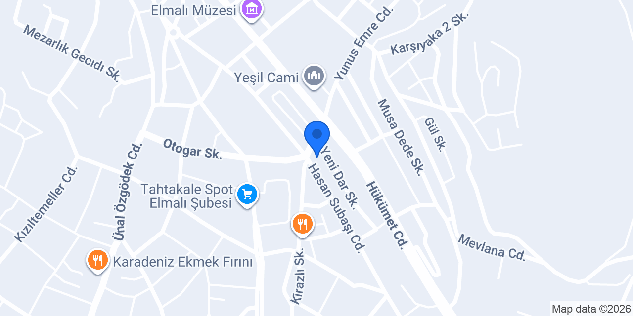 Elmalı Tarım konumu