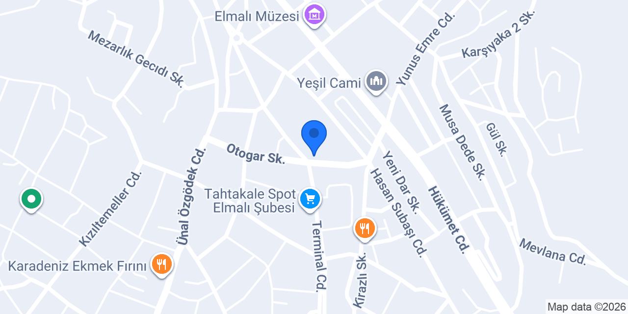 Final Özel Öğretim Kursu konumu