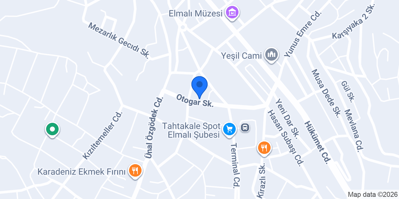 elmalı pancar kooperatifi konumu