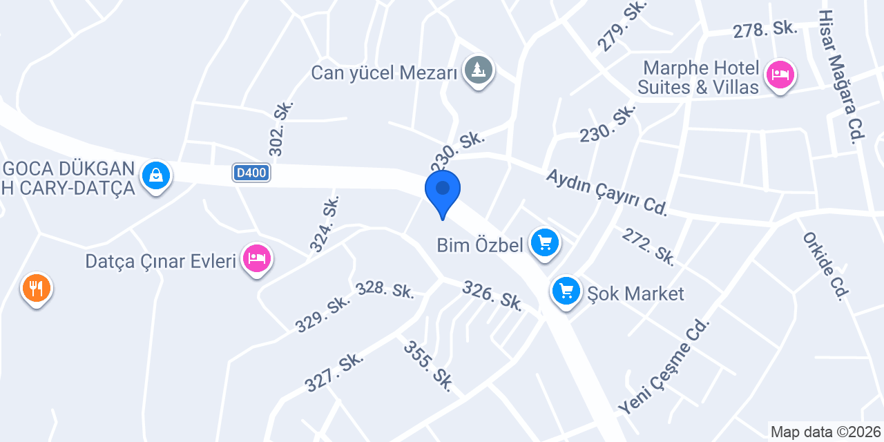 Midas Mimarlık Datça konumu