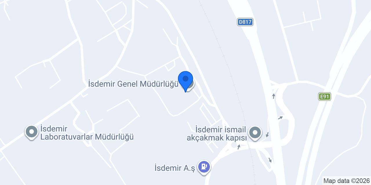 İsdemir Genel Müdürlüğü konumu