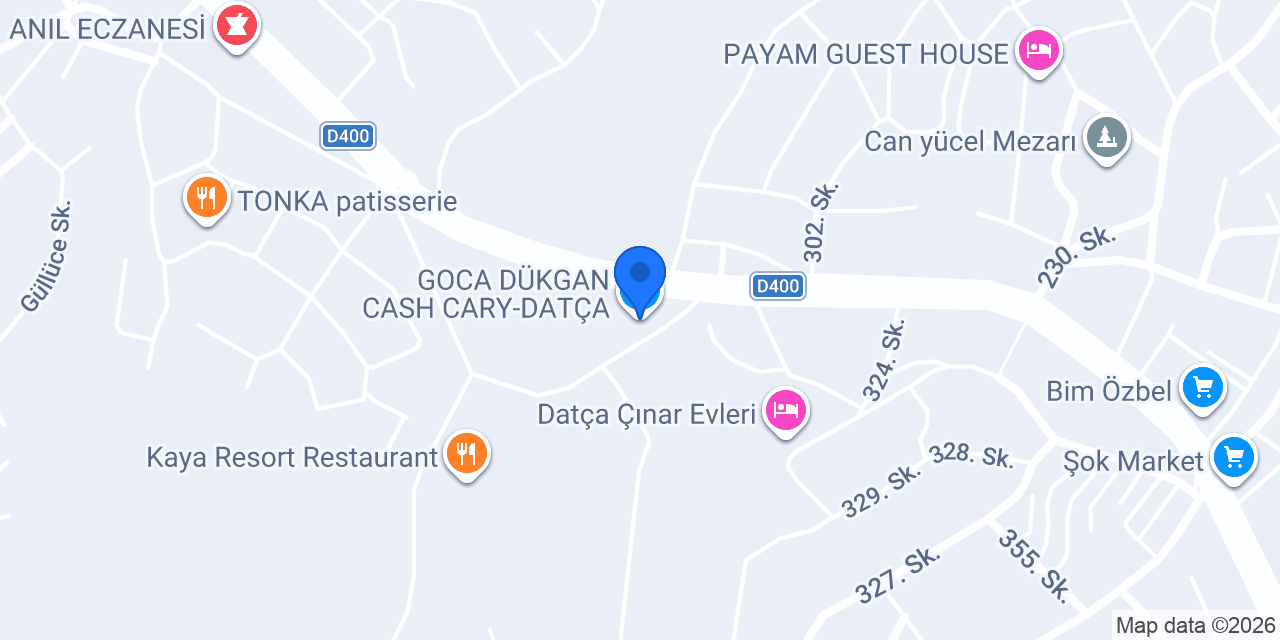 GOCA DÜKGAN CASH CARY-DATÇA konumu