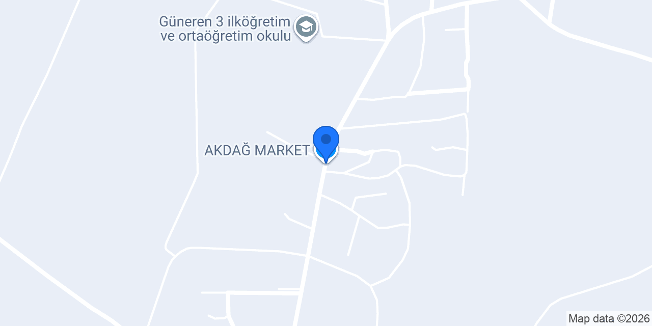 AKDAĞ MARKET konumu