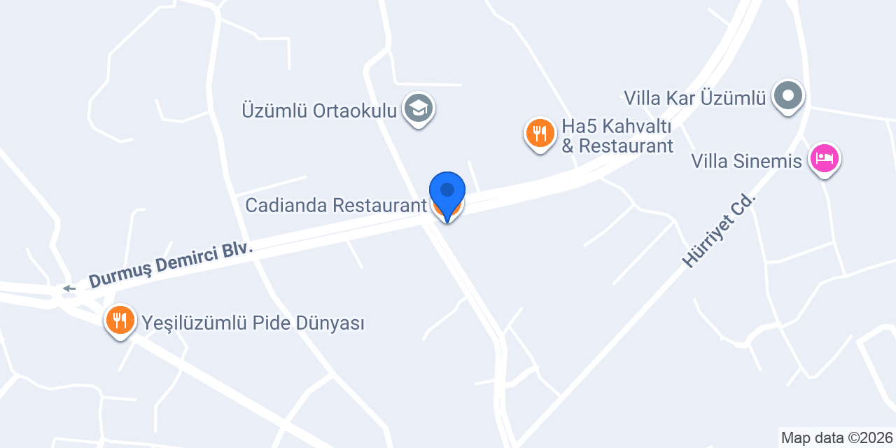 Cadianda Restaurant konumu