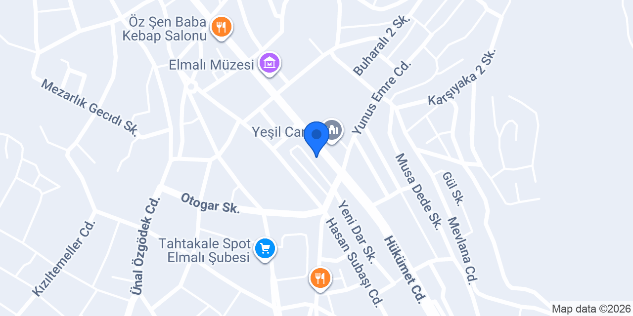 Derin Su Balık konumu
