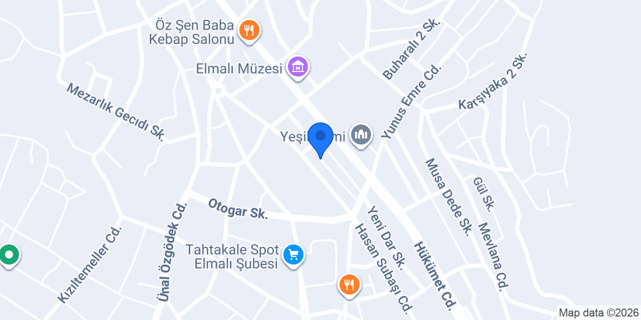 ASMEK Elmalı konumu