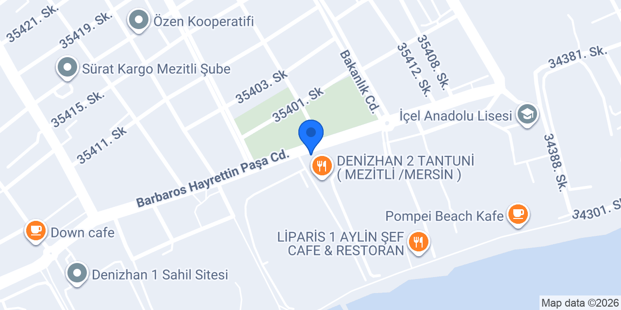 Denizhan 2 Taksi konumu