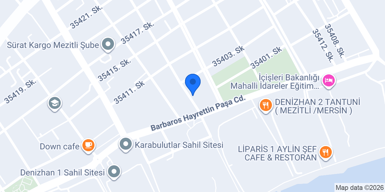 Kardinia Hotel konumu